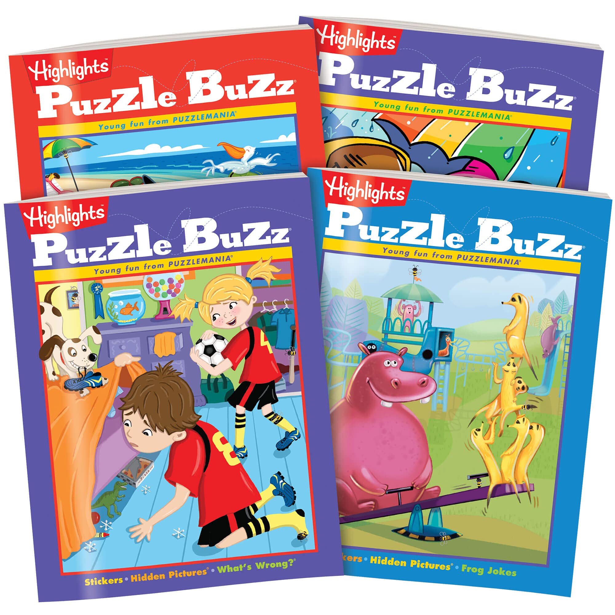 Highlights Puzzle Buzz 4-Book Set : Amazon.ae